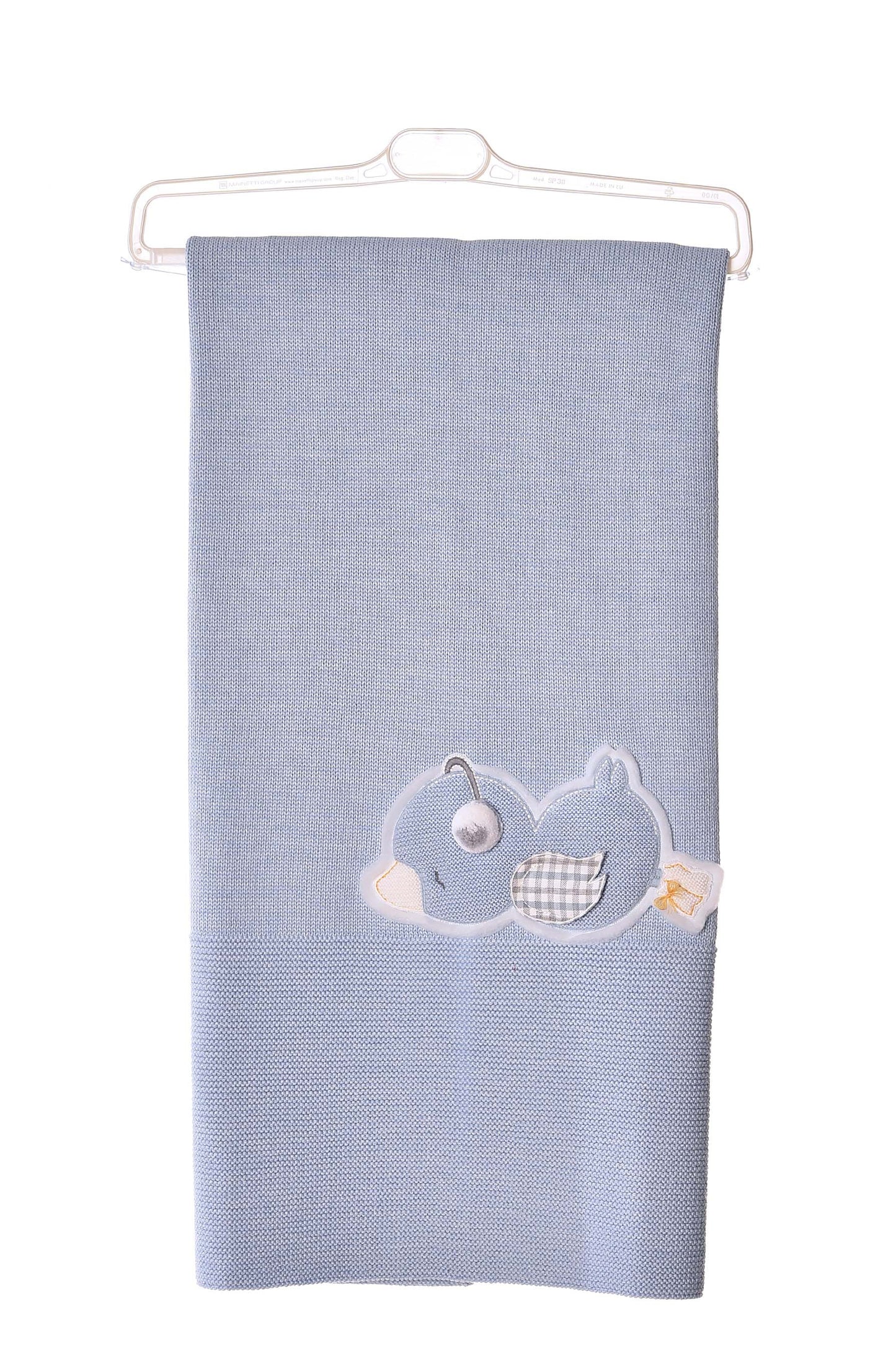 Couverture bleu pastel