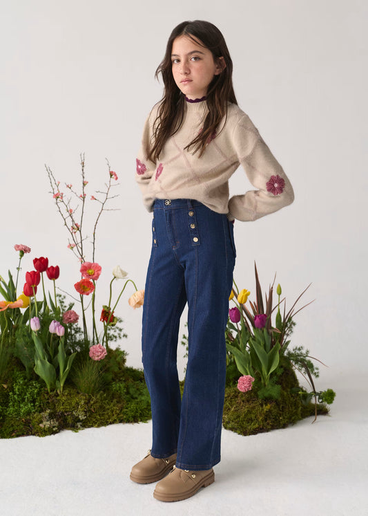Pantalon jean bleu