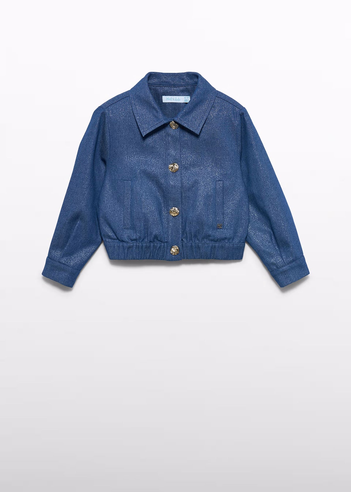 Veste en denim brillant