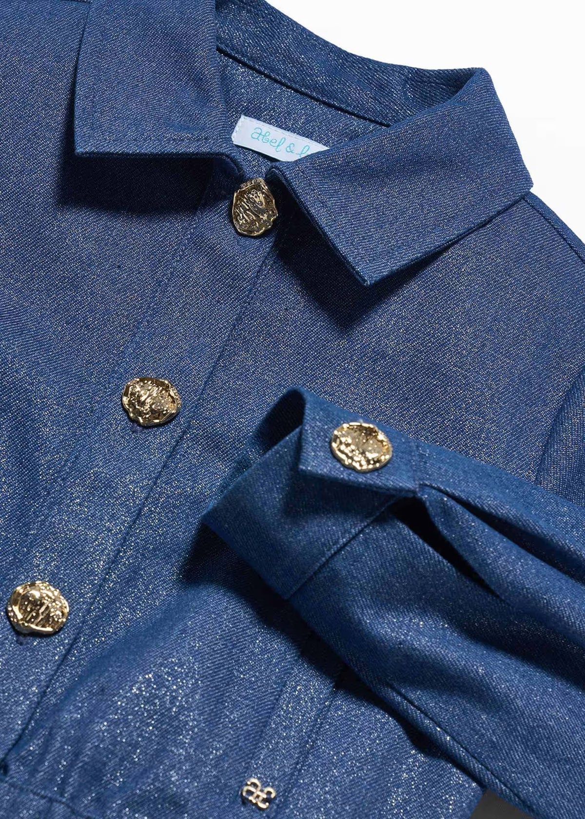 Veste en denim brillant