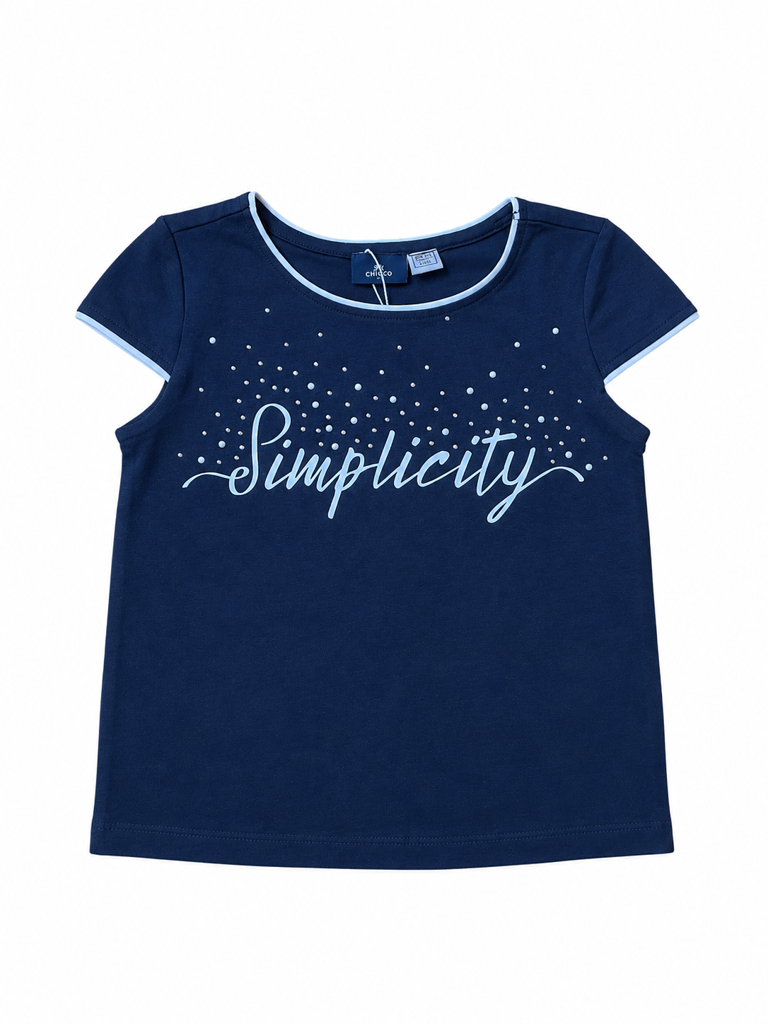 T-shirt bleu marine "Simplicity"