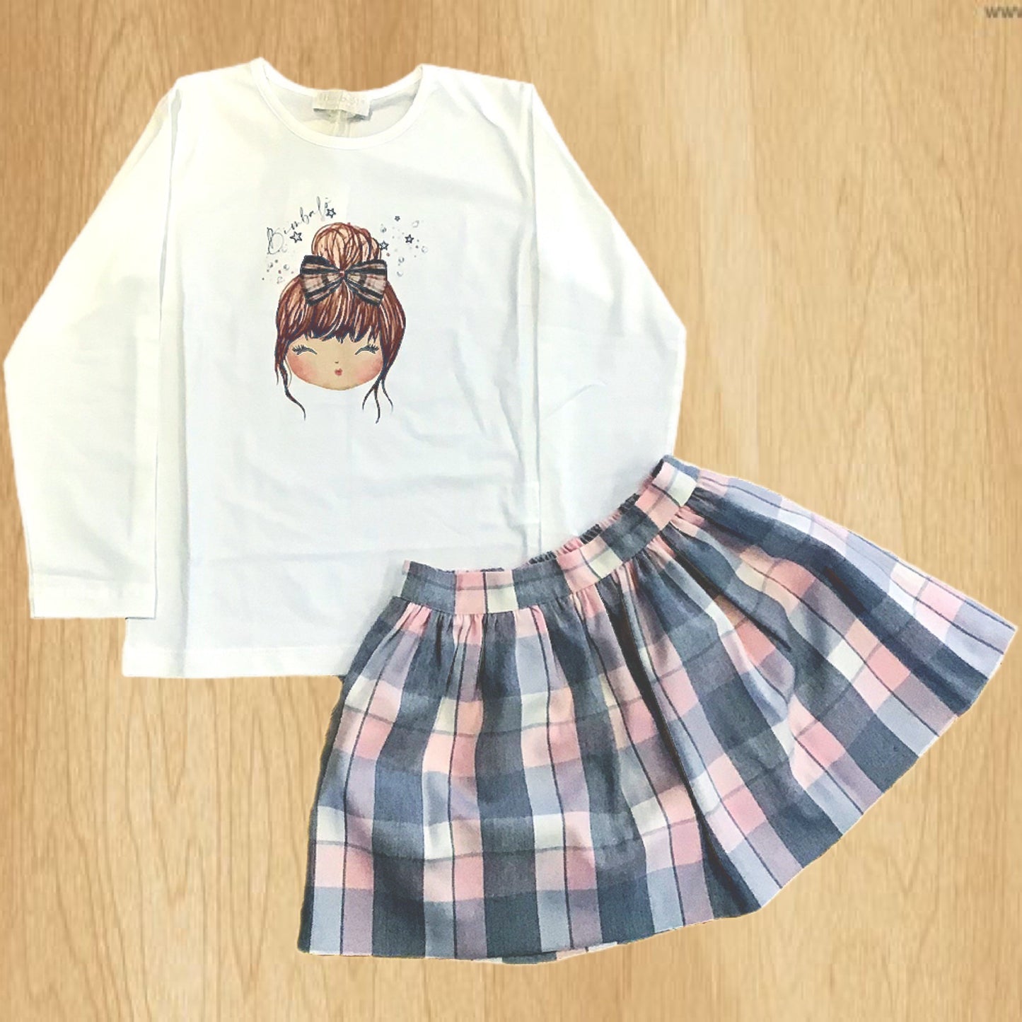 T-Shirt ML et jupe