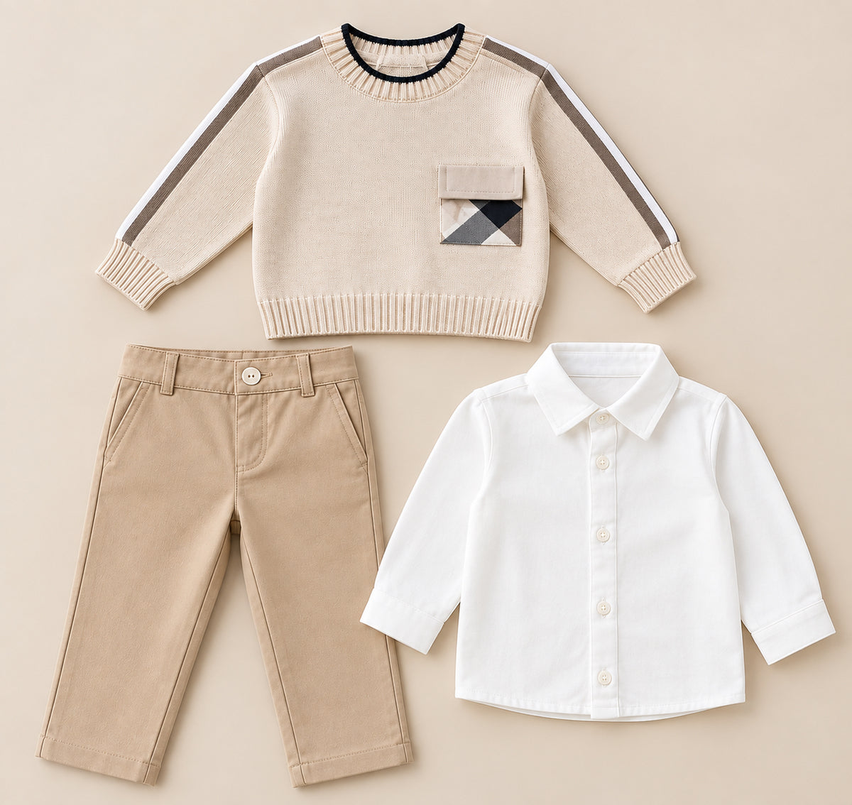Ensemble beige