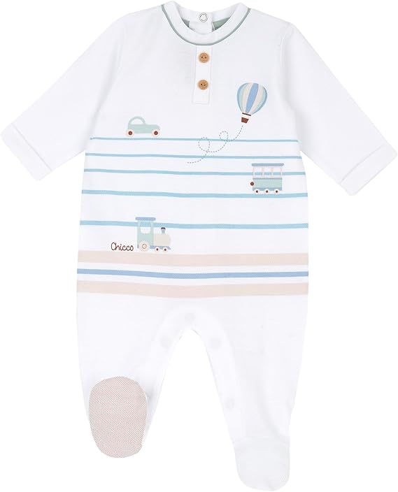Pyjama blanc à motif
