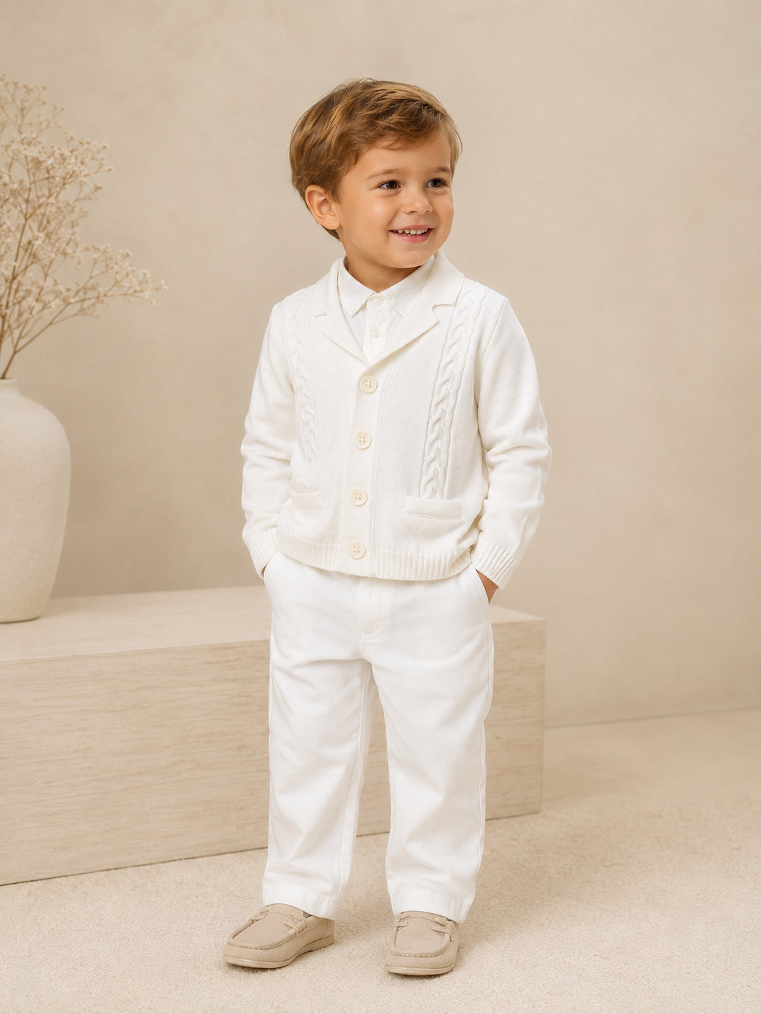 Ensemble 3 pièces blanc