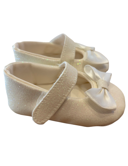 Ballerines blanches pailletées