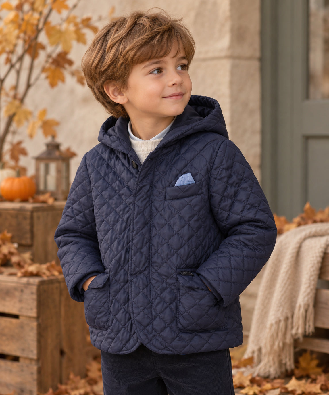 Veste bleu foncé unisexe