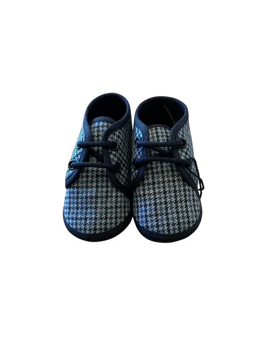Chaussures bleu imprimées