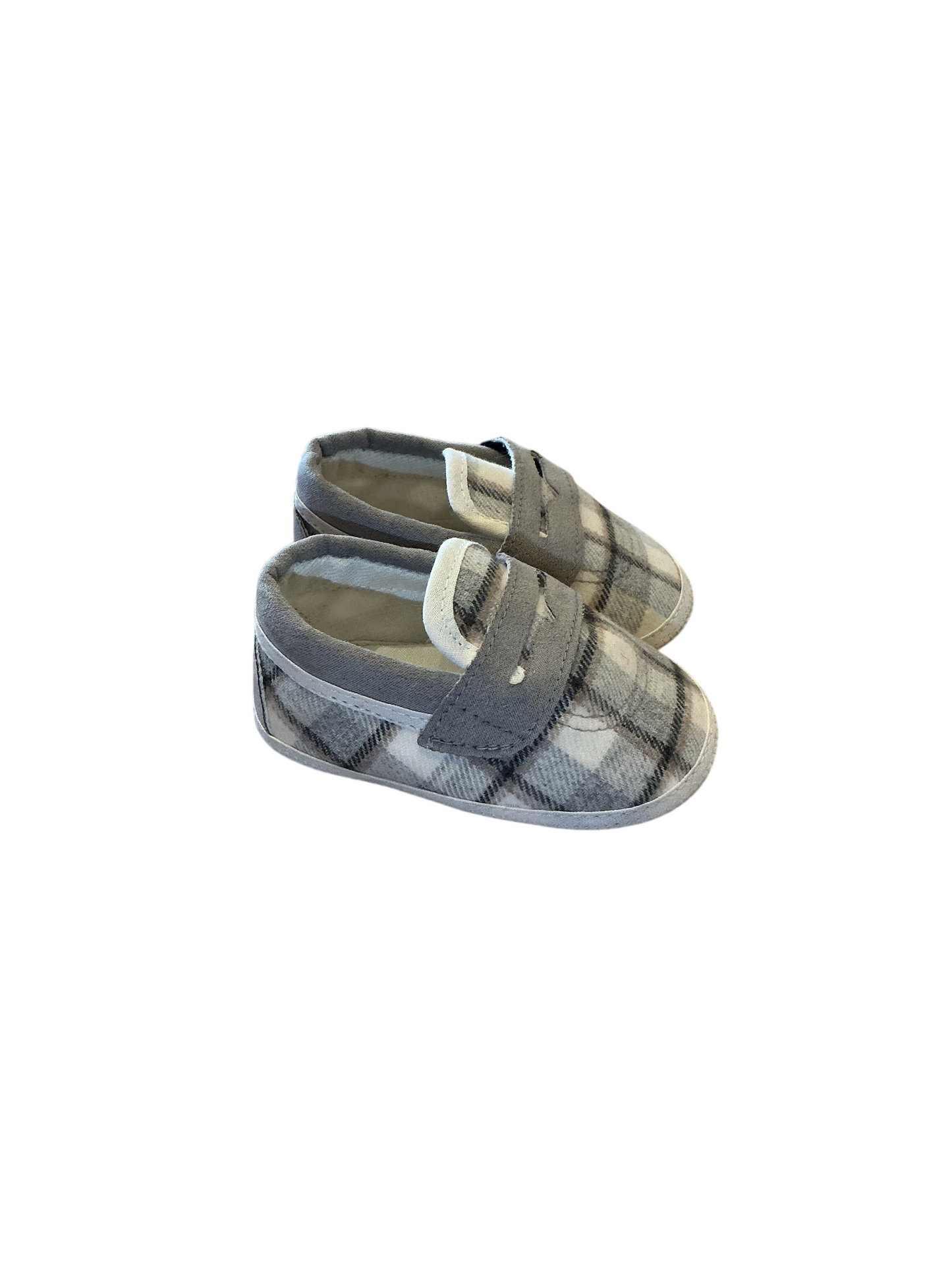 Chaussures grises quadrillées