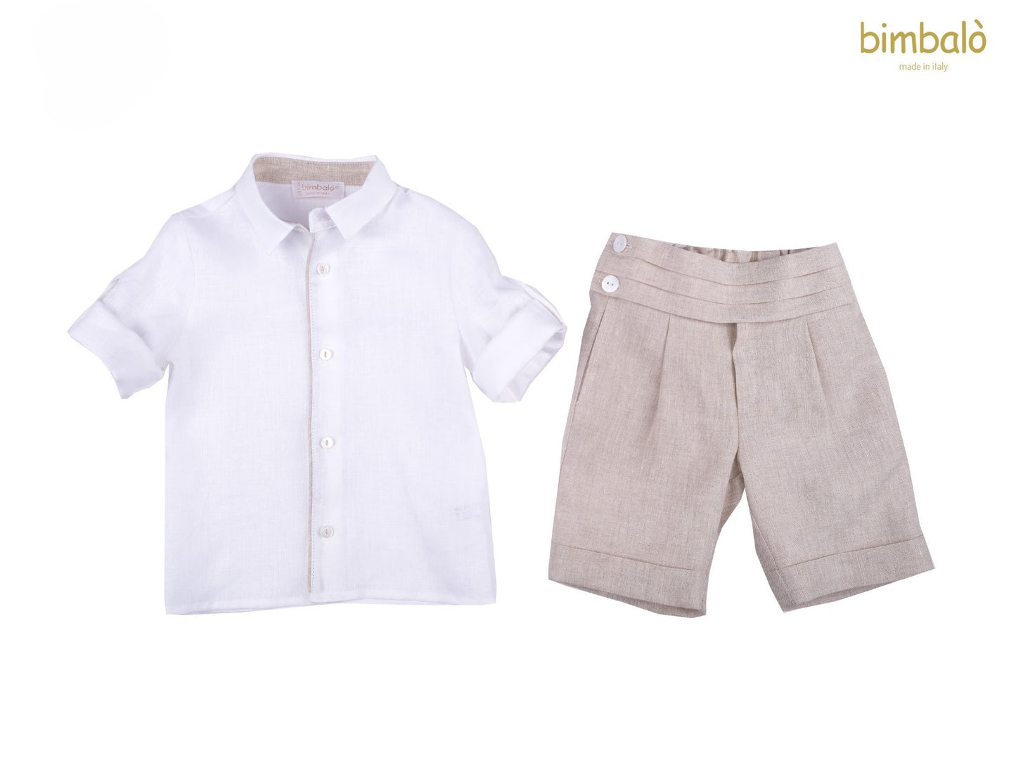 Ensemble blanc et beige