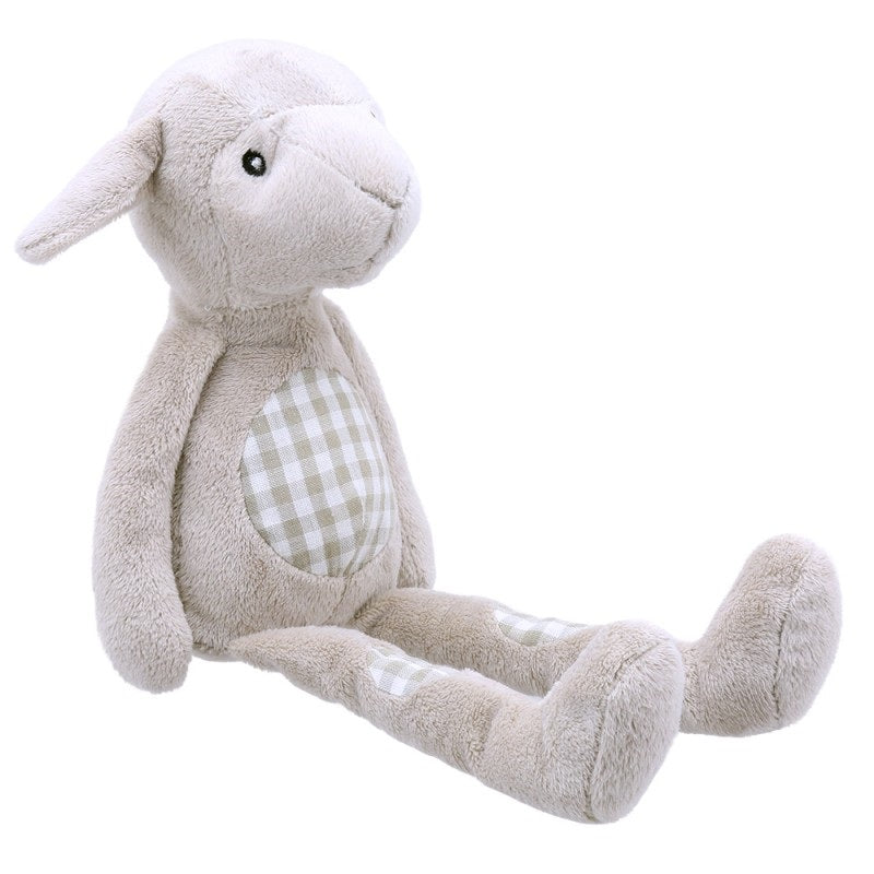 Mouton à carreaux gris