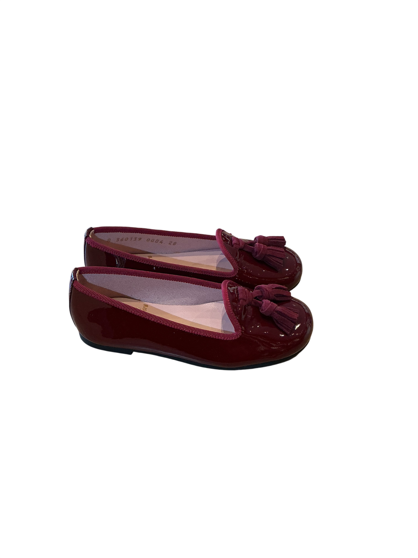 Ballerines bordeaux