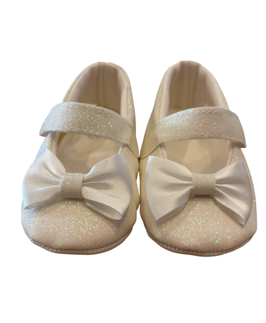 Ballerines blanches pailletées