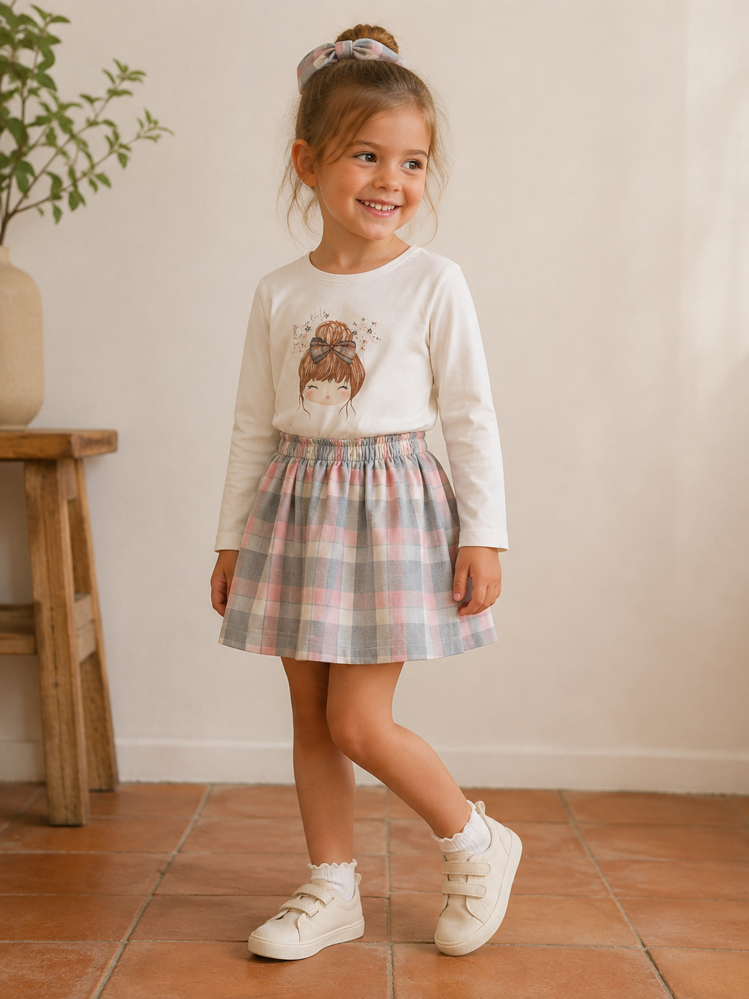 Ensemble t-shirt et jupe