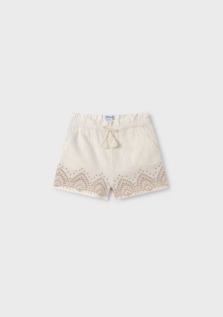 Short brodé